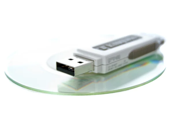 Miniature Inch Cdr Thumbdrive Small Technology — Stock Photo, Image