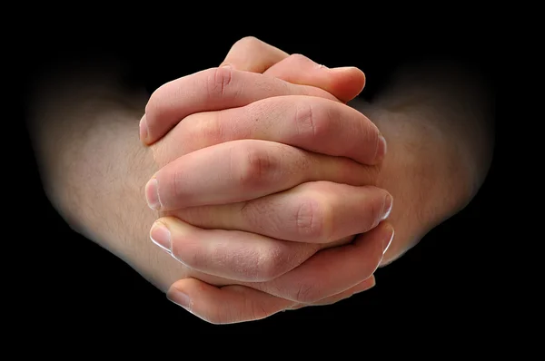 Holding hands tightly — Stock Photo, Image