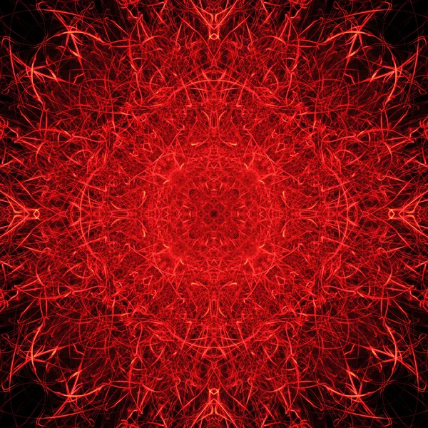 Vermelho chamas e faíscas de fundo — Fotografia de Stock