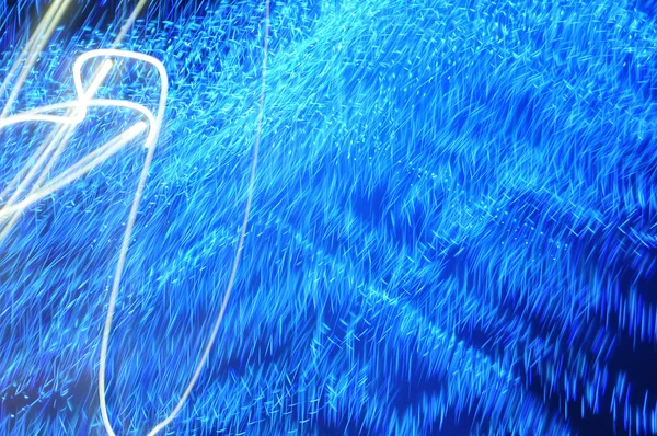 Αφηρημένη Ψηφιακή Μπλε Φόντο Θαμπάδα Καθαρό Ηλεκτρικό Βρόχινου Νερού — Φωτογραφία Αρχείου