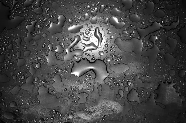 Acqua Strutturata Vetro Trasparente Retroilluminato Una Luce Bianca — Foto Stock