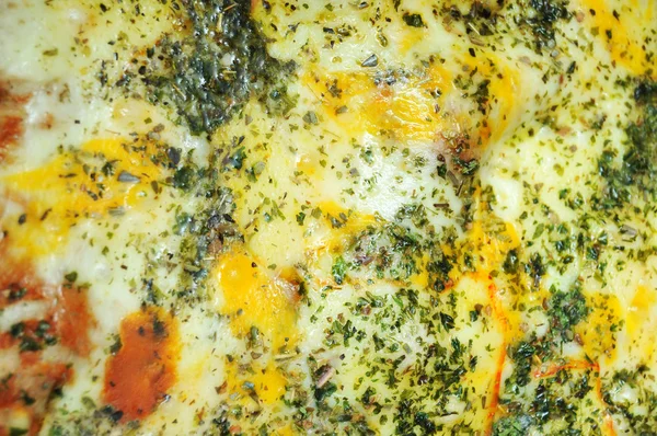 Cheesy Lasagna Blob background texture — Stock Photo, Image