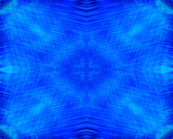 Rich Deep Powerful Calm Blue Blurry Blank Empty Background — Stock Photo, Image