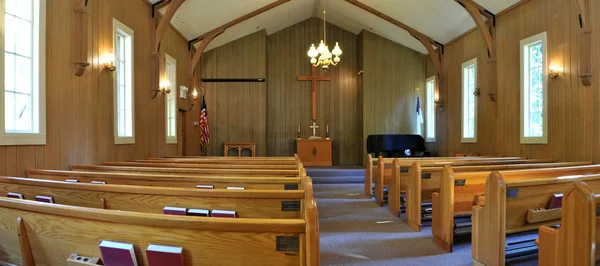 Small church interior — Stock Photo, Image