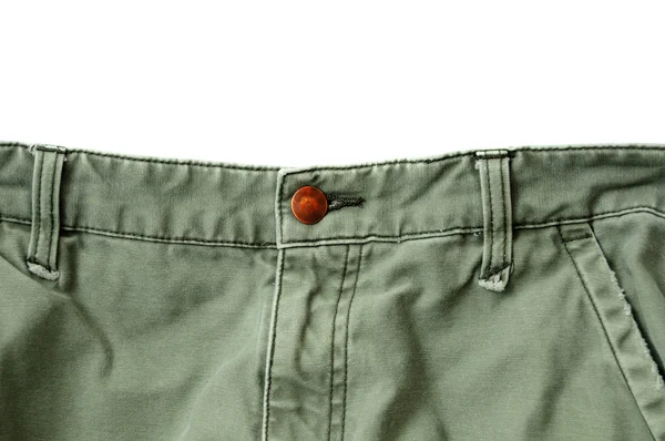 Pantalones cortos verdes Camping — Foto de Stock