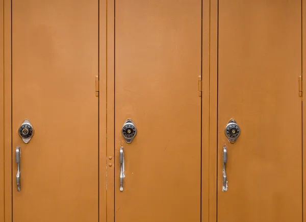 Este Padrão Contínuo Armários Que Estavam Originalmente Localizados Uma Escola — Fotografia de Stock