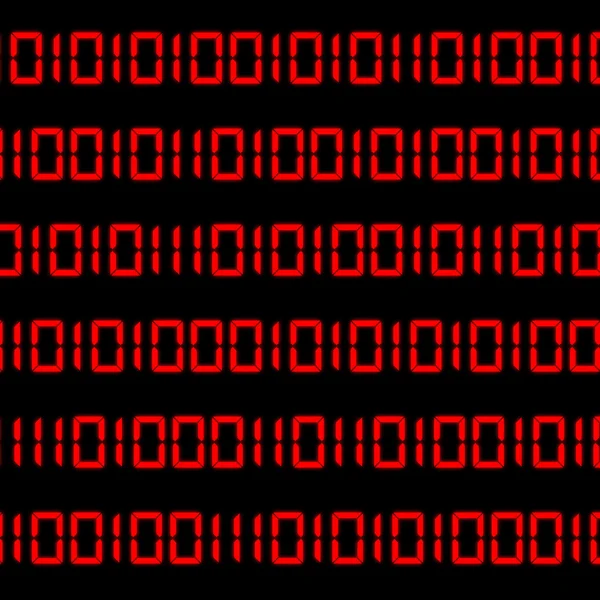 桁のバイナリ コード — ストック写真