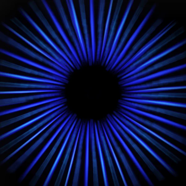 Abstrakter Hintergrund Eines Blauen Kreisförmigen Sterns Auf Einem Quadratischen Rahmen — Stockfoto