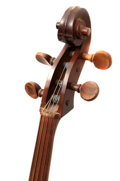 Cello close-up achtergrond — Stockfoto