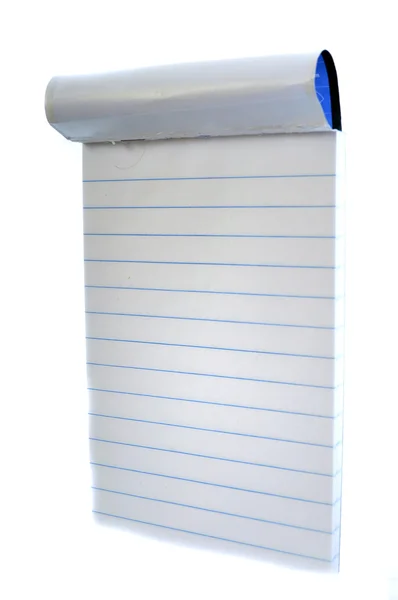 Miniature Small Notepad Isolated White Background — Stock Photo, Image