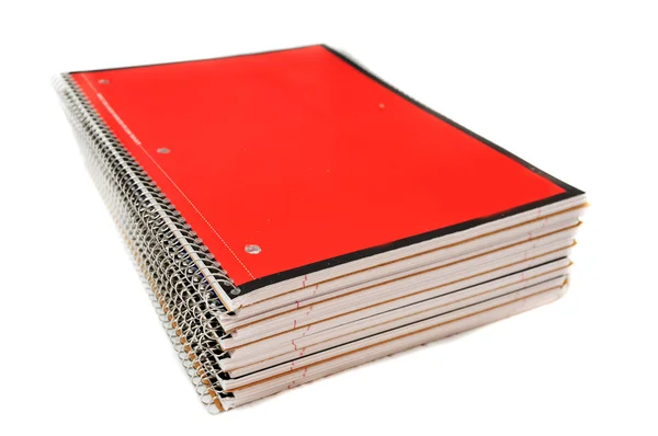 Huge Pile Brand New Spiral Notebooks — Stock Photo, Image