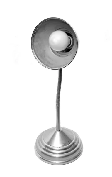 Silver modern lampa — Stockfoto