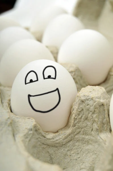 Ein glückliches Ei — Stockfoto