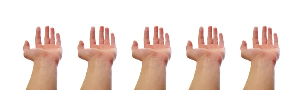 Hands holding Nothing — Stock Photo, Image