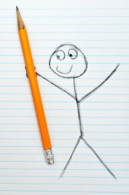 Cartoon artist sketch clipart