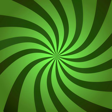 Green Burst Twist clipart