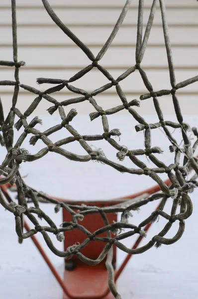 Basket topu çember — Stok fotoğraf