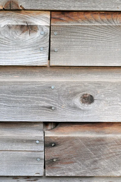 Diese Braune Holzwand Ist Billig Und Hat Nägel Drin — Stockfoto