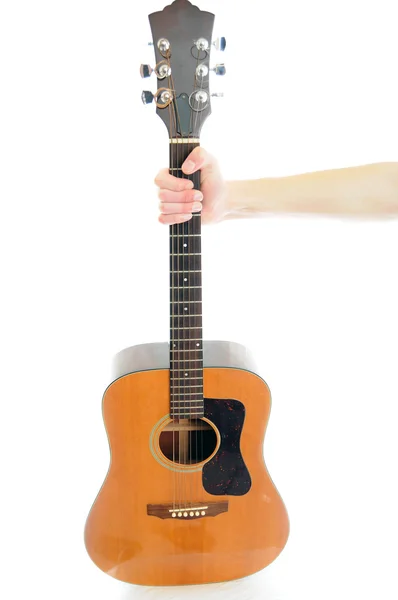 Sostener la guitarra — Foto de Stock
