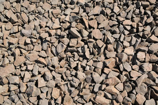 Pedras castanhas desajeitadas — Fotografia de Stock