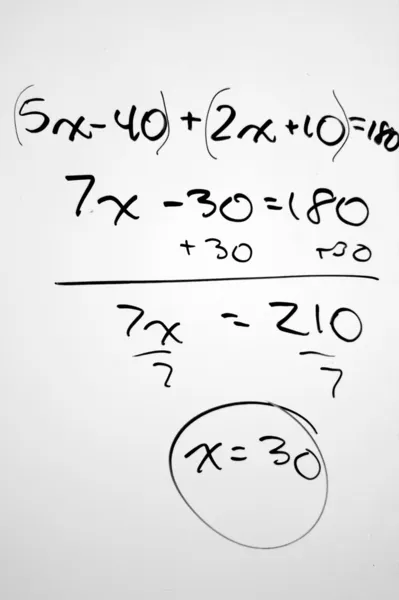 Equation — Stock Photo, Image