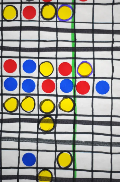 Dots and boxes — Stock Photo, Image