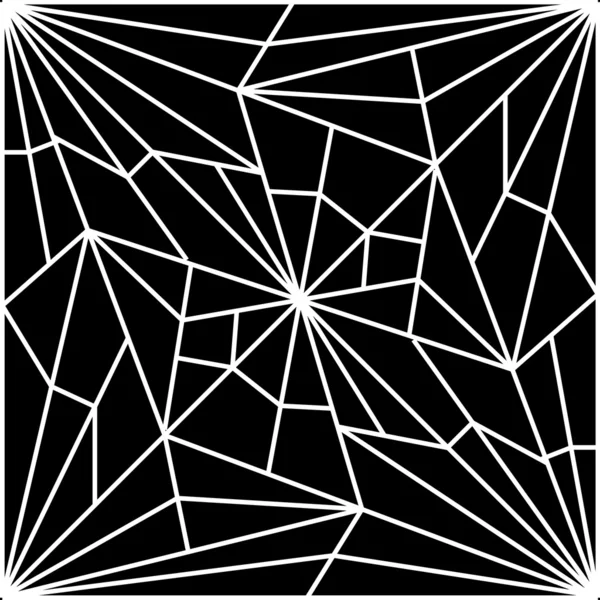 Abstracte Computer Gegenereerde Achtergrond Illustratie Van Een Gebarsten Spinnenweb — Stockfoto