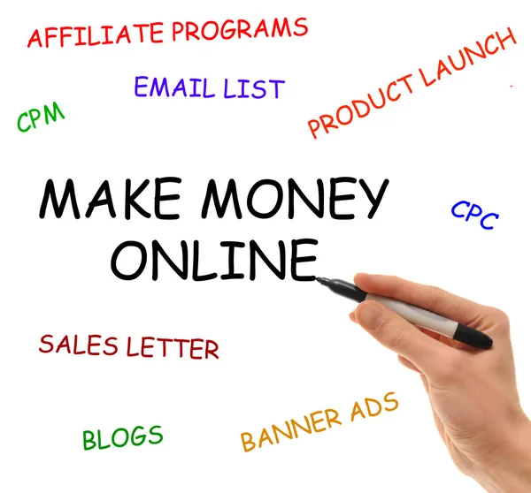 Make Money Online — Stock Photo, Image