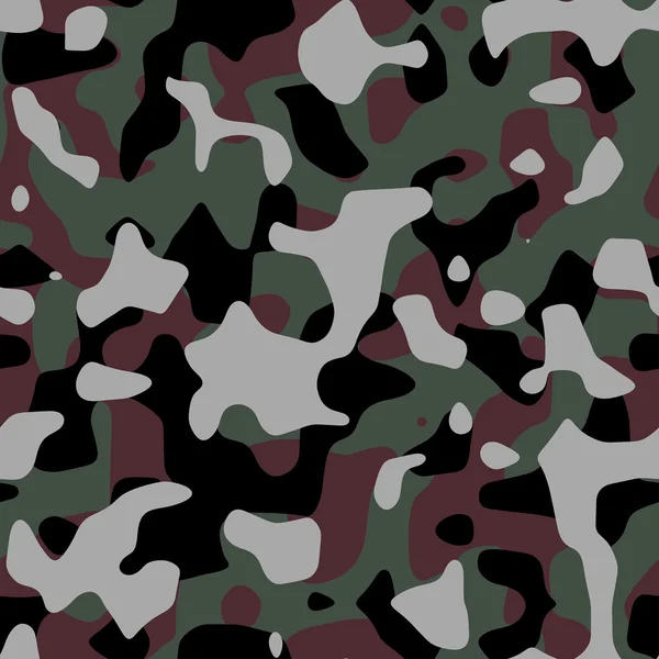 Sömlös Bakgrund Kamouflage Mönster Datorgenererade Grafisk Illustration — Stockfoto