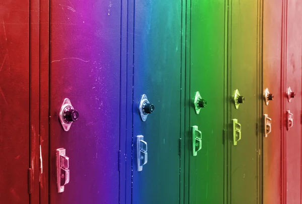 Rainbow skåp — Stockfoto