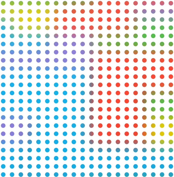 Kreisförmige Muster Gegen Bunte Verschwommene Kühne Hintergrund Der Grundfarben — Stockfoto