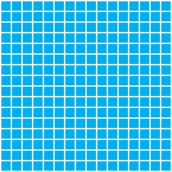 Blue square tiles separated by white lines in between each square.