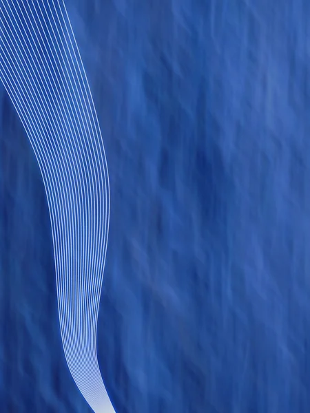 Fundo Vertical Azul Profundo Aquático Com Linhas Brancas Esquerda — Fotografia de Stock