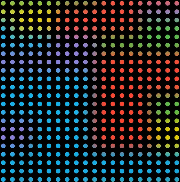 Circulaire Patroon Tegen Kleurrijke Wazig Vet Achtergrond Van Basiskleuren — Stockfoto