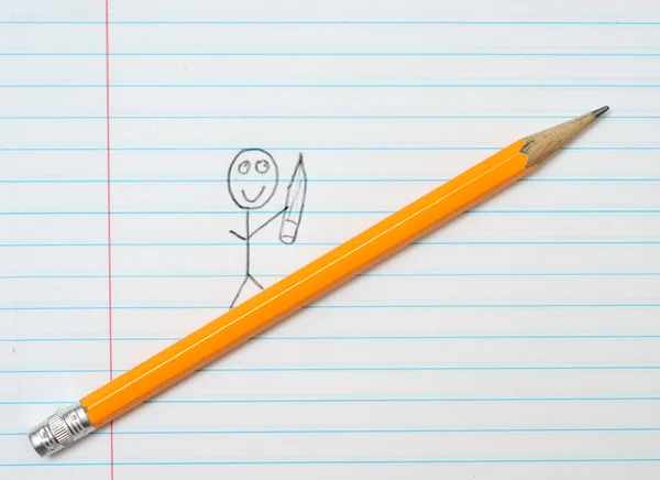 Desenho a lápis — Fotografia de Stock