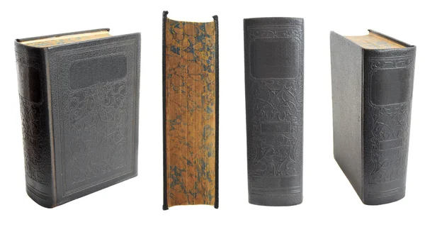 Античные книги в твердой обложке — стоковое фото