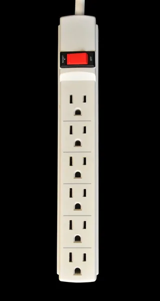 Surge Protector Electric Outlet — Stock Photo, Image