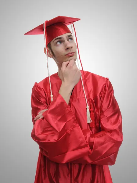 High school graduate framtida tänkande — Stockfoto