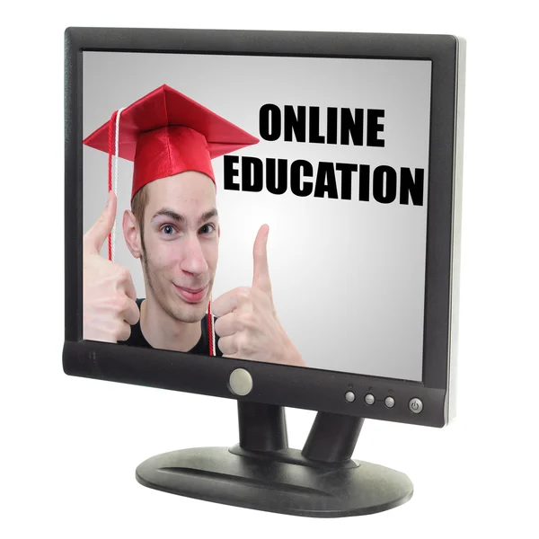 Онлайн-образование — стоковое фото