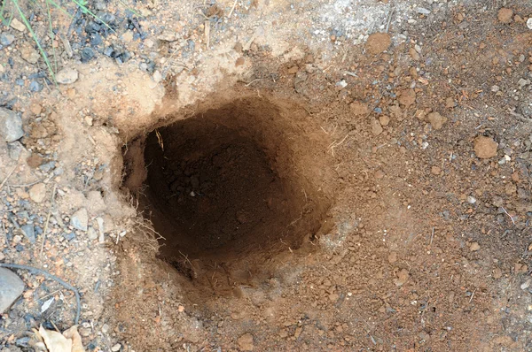 Dirt Hole — Stock Photo, Image