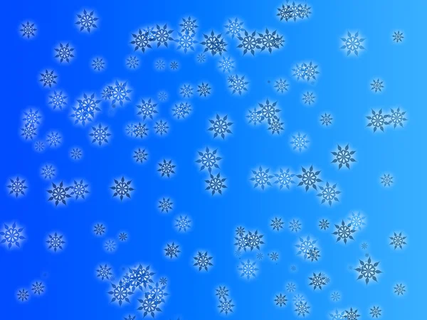 Ілюстрація Фонова Графіка Сніжинок Падають Взимку — стокове фото