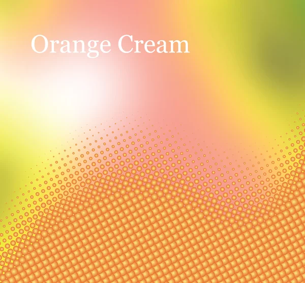 Pomerančový krém — Stock fotografie