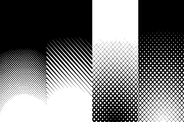 Abstracte halftone patronen — Stockfoto