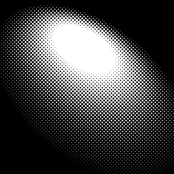 Abstract Spotlight Halftone Illustration Graphic Dots Slanted Angle — Stock Photo, Image