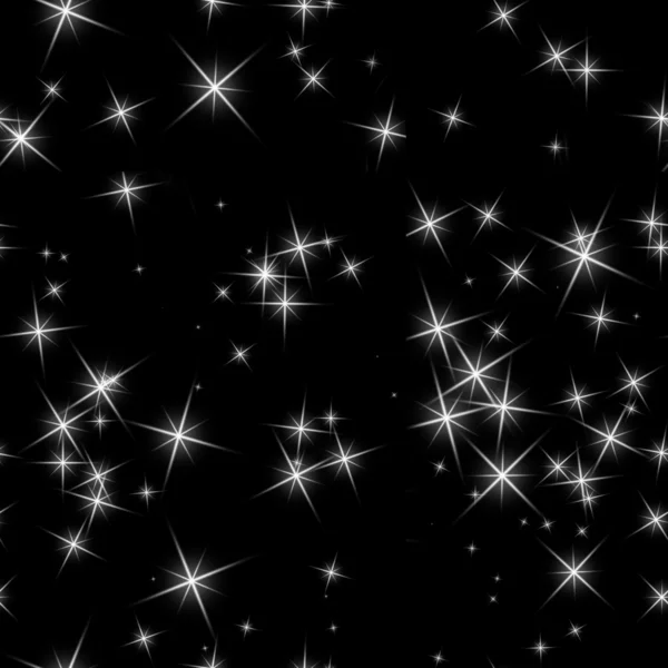 Fundo Abstrato Estrelas Brilhantes Uma Telha Sem Emenda — Fotografia de Stock