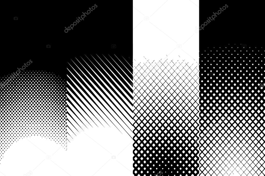 Abstract Halftone Patterns