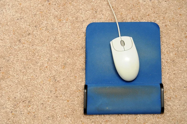 Mouse pad kullanılan — Stok fotoğraf