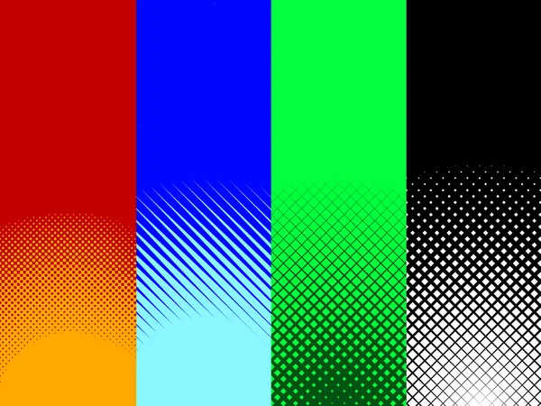 Abstract Halftone Patterns — Stock Photo, Image
