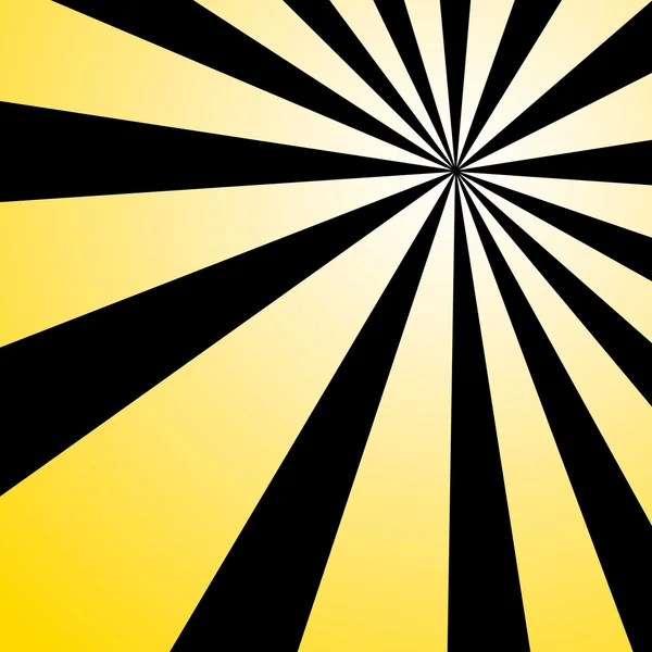 黄色い空バースト — ストック写真