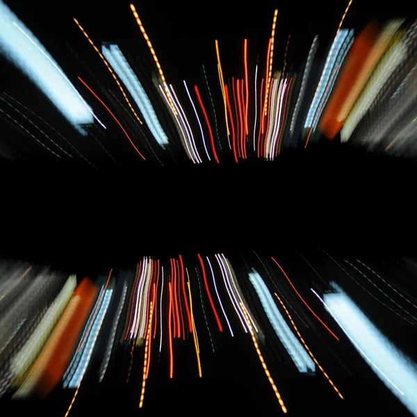 Zooming Copyspace Middle Long Exposure Blur — Stock Photo, Image